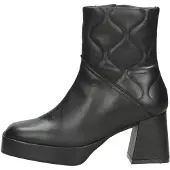 Red-Rag Boots 'Enkellaarsjes Hak' noir