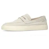 Manfield Chaussure basse blanc cassé