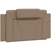 vidaXL Coussin de tête de lit "Viana" Cappuccino-Brun 100 cm Similicuir