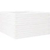 vidaXL Jardinière blanc 80x80x46 cm bois de pin massif