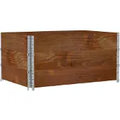 vidaXL Jardinière marron 120x80 cm bois massif de pin