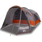 vidaXL Tente familiale 6 personnes Gris Etanche