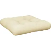 vidaXL Coussin de palette crème 58x58x10 cm tissu