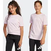 Adidas T-Shirt fonctionnel 'ESSENTIALS' rose / blanc