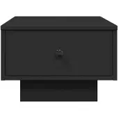 vidaXL Table basse noire 60x45x31 cm Bois composite