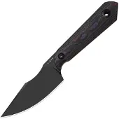 Kizer Cutlery Couteau Mini Harpoon S45VN, Fat Carbon, Black DLC