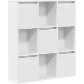 vidaXL Bibliothèque blanc 89x24x101,5 cm bois d'ingénierie