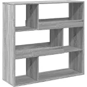 vidaXL Cloison de séparation sonoma gris bois d'ingénierie