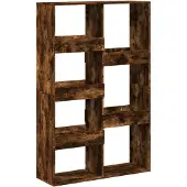 vidaXL Cloison de séparation chêne fumé 100x33x155,5cm bois ingénierie