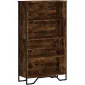 vidaXL Bibliothèque chêne fumé 80x31x137,5 cm bois d'ingénierie