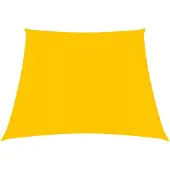 vidaXL Voile d'ombrage 160 g/m² Jaune 3/4x3 m PEHD