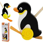 Viga Jouet à pousser pingouin Viga 50962