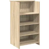 vidaXL Comptoir d'accueil Chêne Sonoma 55 x 50 x 103,5 cm Matériau dérivé du bois
