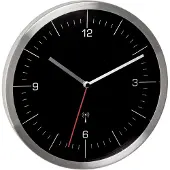 TFA-Dostmann TFA 60.3544.01 Horloge murale radiocommandée 245 mm x 41 Acier inoxydable Mouvement slow (60.3544.01)