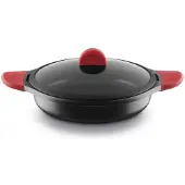 Castey Casserole Short+lid 24 Cm