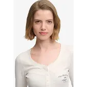 Superdry T-shirt à Manches Longues Athletic Button Down