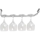 HorecaTraders Étagère en verre chromé | 40,5 cm