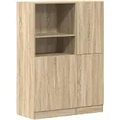 vidaXL Ensemble d'armoires de cuisine 2 pcs chêne sonoma