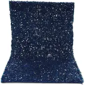 Safaary Couvre-lit marocain Handira Couverture Bleu 115 x 185cm