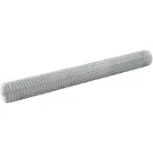 vidaXL Grillage Acier galvanisé 10x1,5 m Argenté