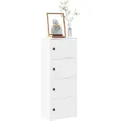 vidaXL Bibliothèque blanc 40x24x102 cm bois d'ingénierie