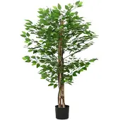 vidaXL Plante artificielle ficus 788 feuilles 120 cm vert