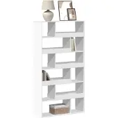 vidaXL Bibliothèque blanc 100x33x187,5 cm bois d'ingénierie