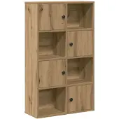 vidaXL Bibliothèque chêne artisanal 60x24x101,5 cm bois d'ingénierie