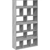 vidaXL Cloison de séparation sonoma gris bois d'ingénierie