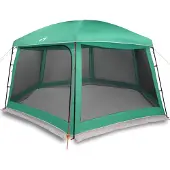 vidaXL Tente pool avec toit amovible parois filet vert mer 618x532cm