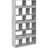 vidaXL Cloison de séparation gris béton bois d'ingénierie