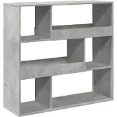 vidaXL Bibliothèque/Séparateur de pièce gris béton 100x33x94,5 cm