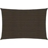 vidaXL Voile d'ombrage 160 g/m² Marron 2x4 m PEHD