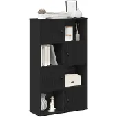 vidaXL Bibliothèque chêne noir 60x24x101,5 cm bois d'ingénierie