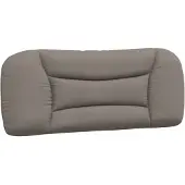 vidaXL Coussin de tête de lit "Hvar" Taupe 100 cm Tissu