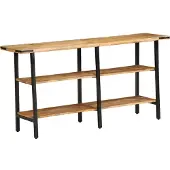vidaXL Table console 140x35x70 cm bois de manguier massif