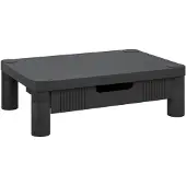 vidaXL Support d'écran noir 43x30,5x13 cm