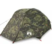 vidaXL Tente de pêche 5 personnes motif camouflage étanche à l'eau