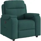 vidaXL Fauteuil relax vert foncé Tissu