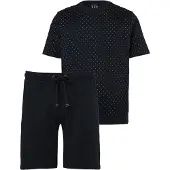 JP 1880 Bauchfit Pyjama noir,