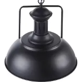 Teamson Home Lampe Suspendue Piastra Suspension Lustre Noir Vn-L00035-Eu