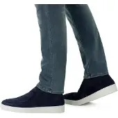 Manfield Chaussure basse bleu marine