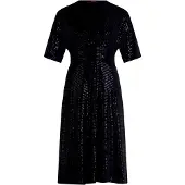 Vera Mont Robe de cocktail noir