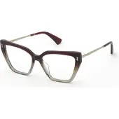 Nina Ricci Lunettes de Vue VNR455 55/16/140 Bordeaux sfumato marrone lucido Acetato WOMAN VNR455