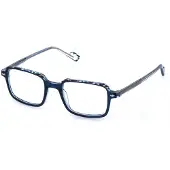 Sting Lunettes de Vue VST594V 51/20/145 Top blu+azzurro lucido Acetato MAN VST594V