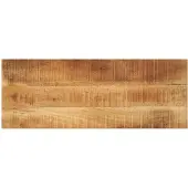 vidaXL Dessus de table rectangulaire bois massif de manguier brut
