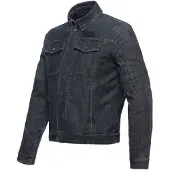 Dainese Veste textile de moto Denim Tex, bleu foncé, taille 60