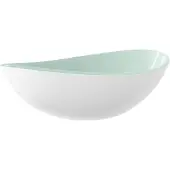vidaXL WASHBAIN 54.5X35X15.5 CM Härtetes Glas weiß