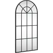Super Merchant Miroir mural noir 40x80 cm arche fer