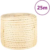 vidaXL Corde 100 % sisal 14 mm 25 m